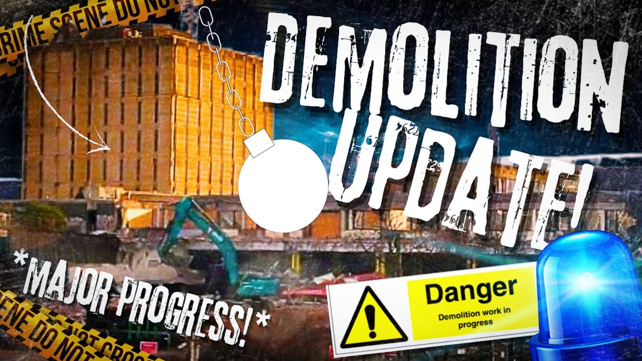 Sentenced To The Ground: Flattening BLACKPOOL'S Bonney Street Police Station MAJOR! Demo Continues!!