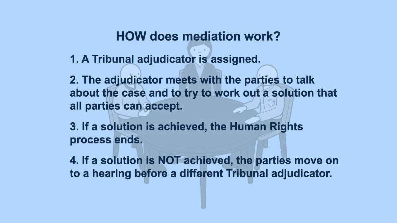 Human Rights: Mediation