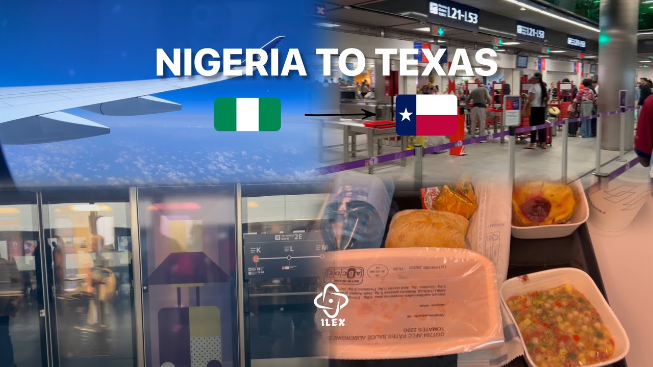 Flying AirFrance A350 from Nigeria to Texas‼️✈️ | TRAVEL VLOG