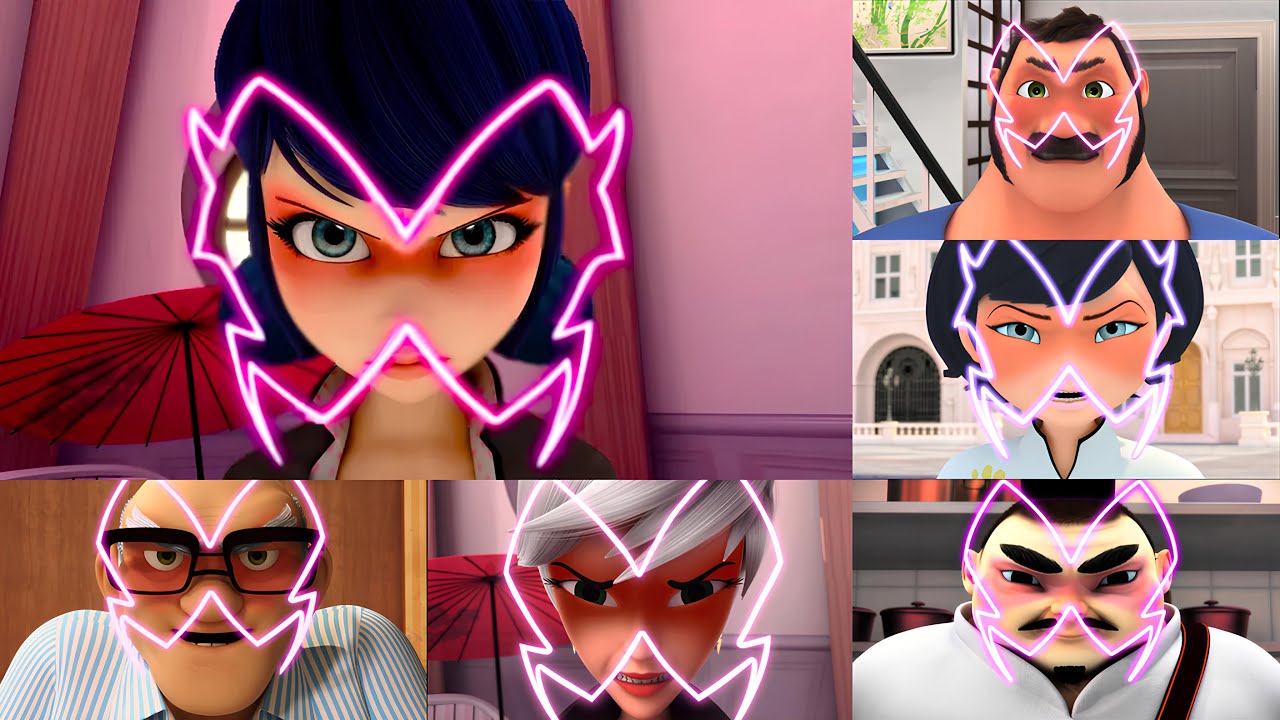 Every Akumatized Member of the Dupain-Cheng Family
