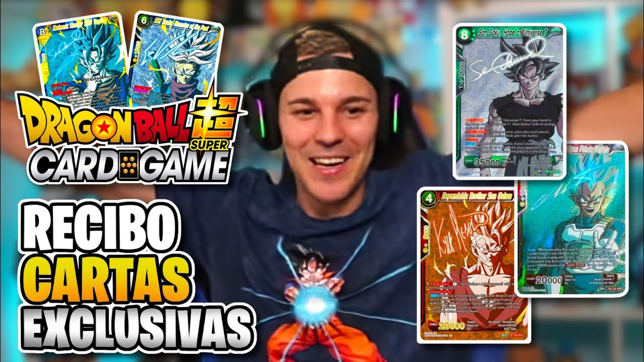 ME LLEGAN LAS MEJORES CARTAS DE DRAGON BALL | GOKU FIRMADO VEGETA TRUNKS VEGITO GOHAN FRIEZA