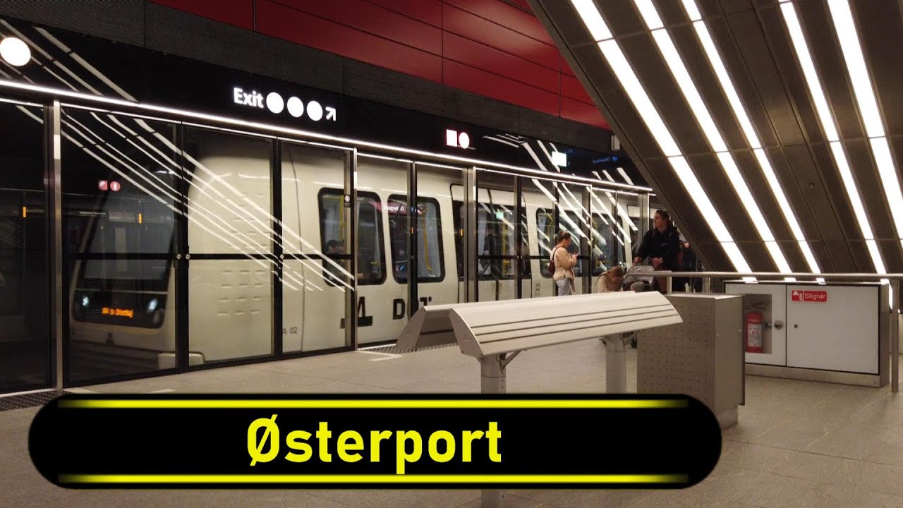 Metro Station Østerport - Copenhagen 🇩🇰 - Walkthrough 🚶