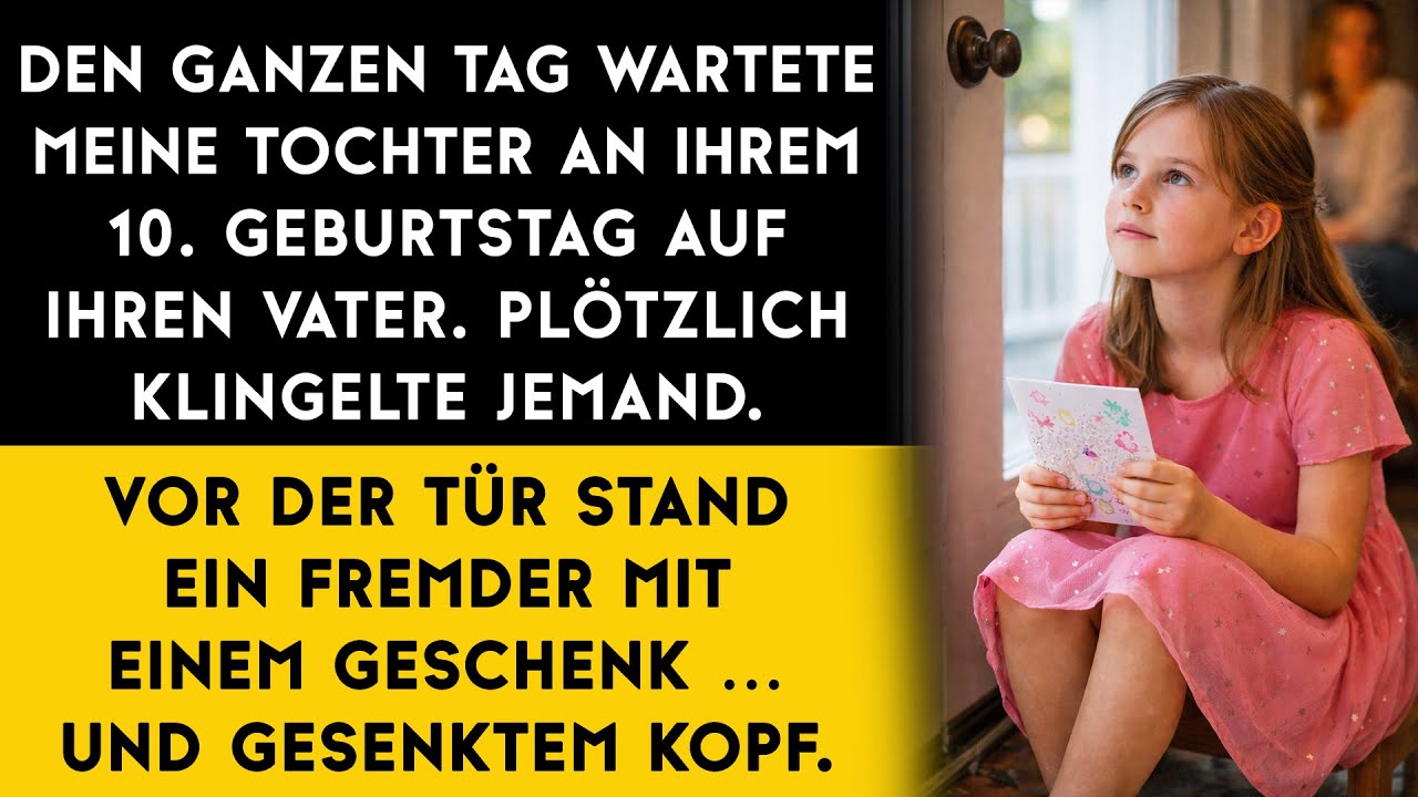 Zu ihrem Geburtstag wünschte sich meine Tochter ihren Papa … als plötzlich die Türklingel läutete