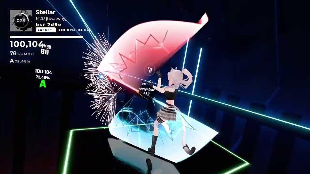 【BeatSaber】Stellar / M2U x NICODE【one hand-Darth Maul】