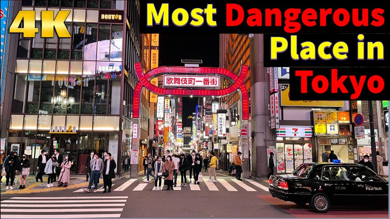 Most Dangerous Place in Tokyo at Night | Kabukicho - Japan Walking Tour 東京散歩