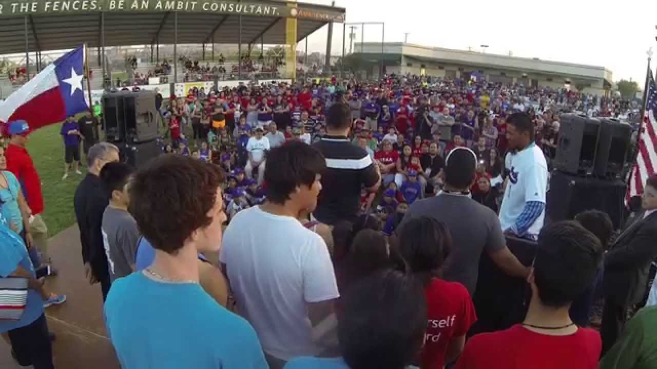 Fort Worth ISD Honors Yovani Gallardo v1