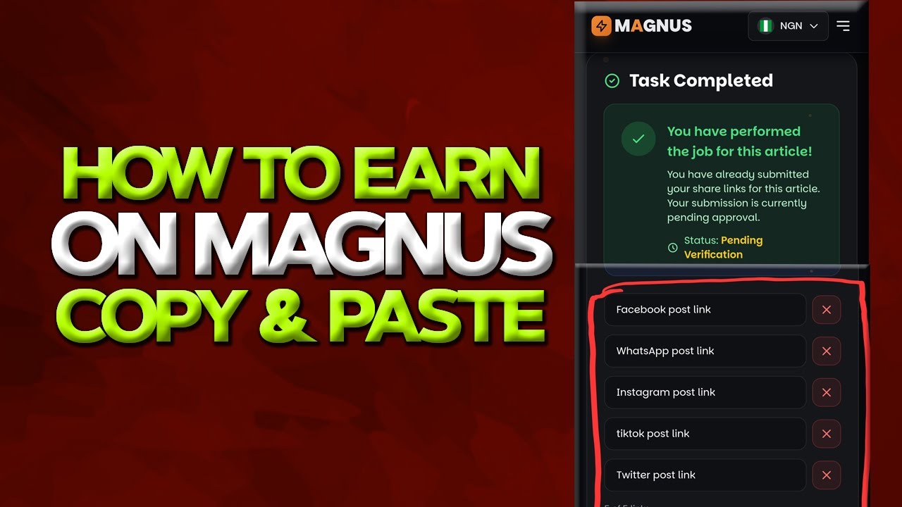 Самый простой способ заработать на MAGNUS: скопируйте, вставьте и получите деньги #деньги