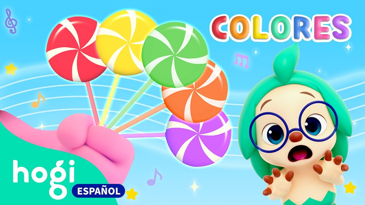 Paletas Coloridas | &iexcl;Me Gusta la Paleta Verde! | Canci&oacute;n de Colores | Hogi en espa&ntilde;ol