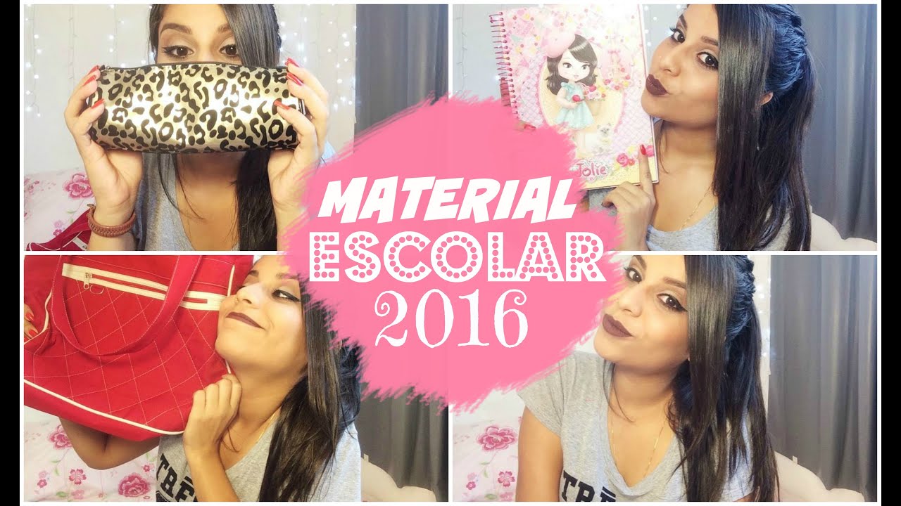 MATERIAL ESCOLAR 2016 | Por Tati Nunes