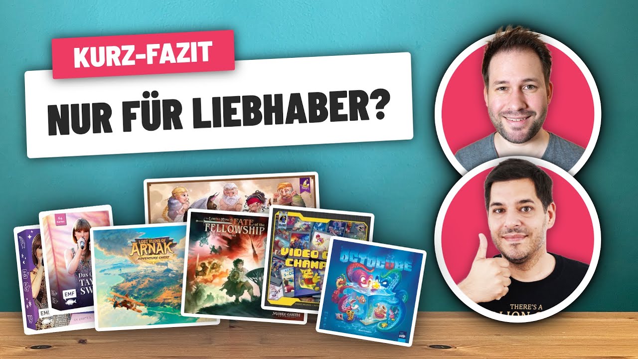 Brandneue Spiele im Kurz-Fazit! 🎲