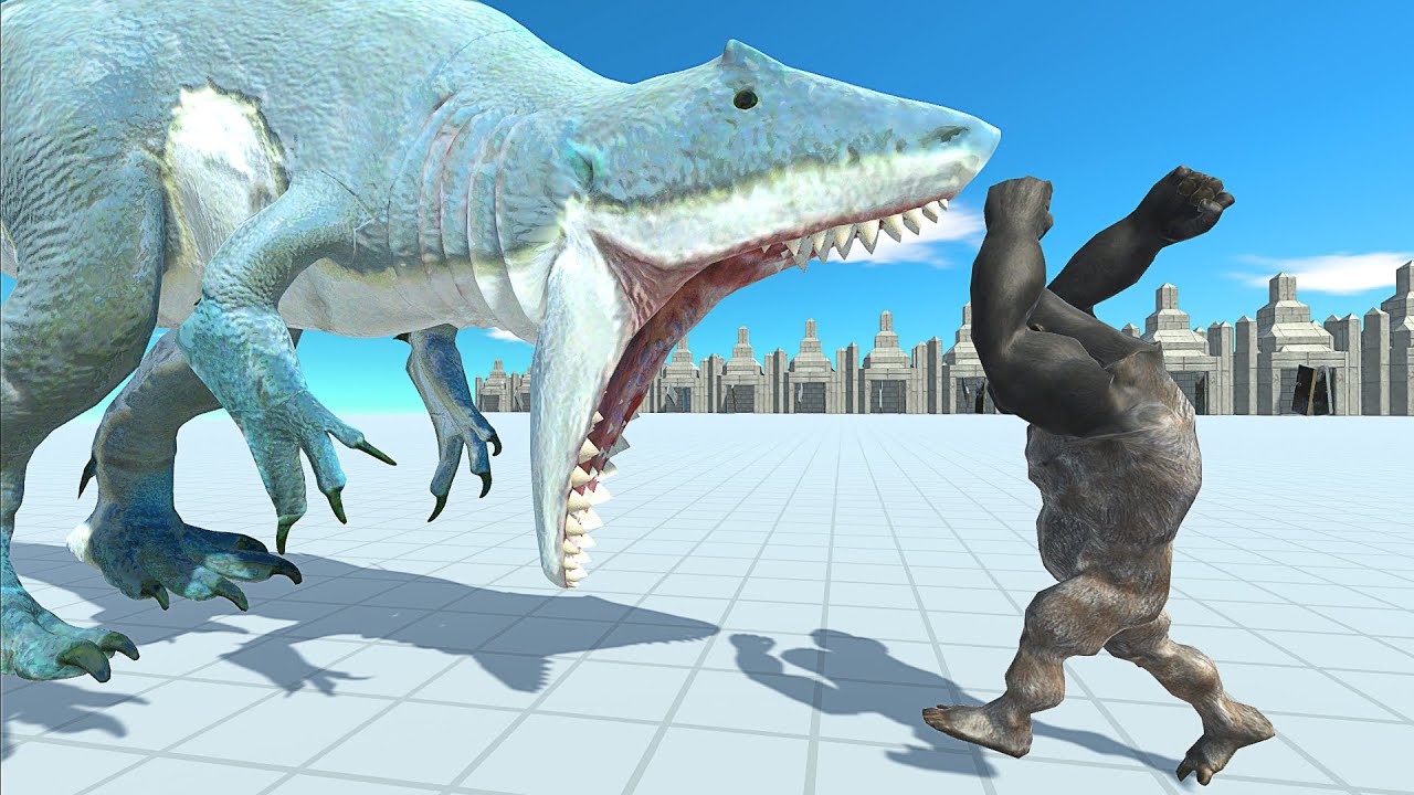 King Shark vs All Units - Animal Revolt Battle Simulator