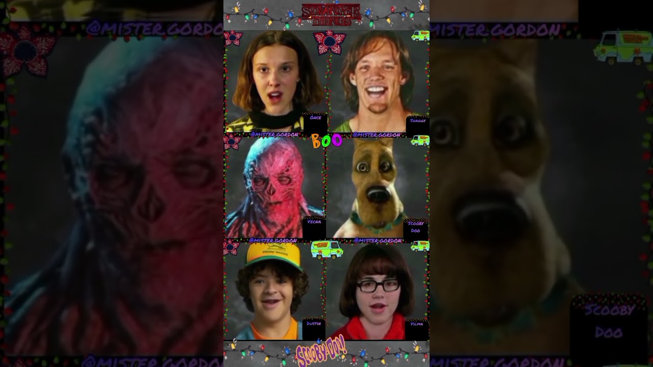 Stranger Things Vs Scooby Doo/TikTok Challenge/TikTok Challenge Humor. #shorts YouTube