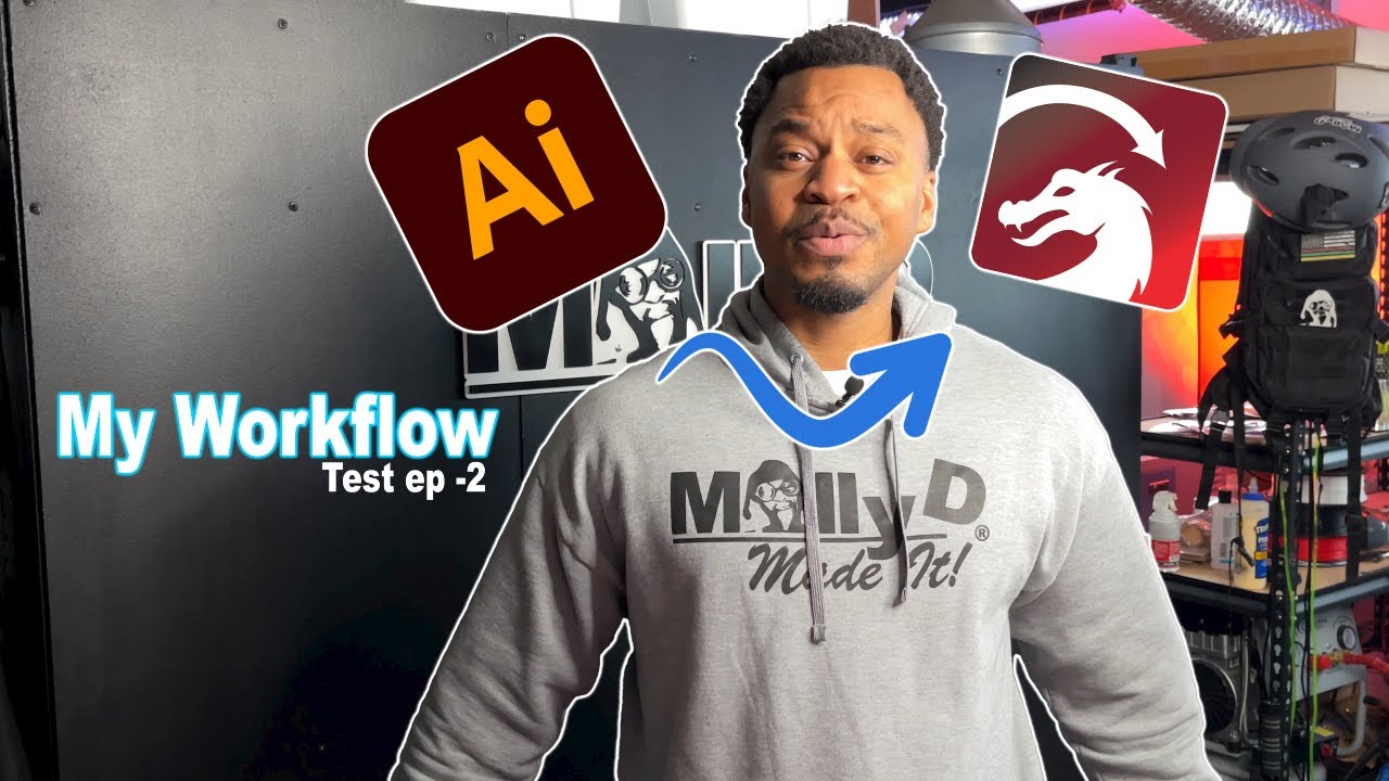 How I Prepare Artwork for Laser Engraving l Workflow Adobe Illustrator to Lightburn