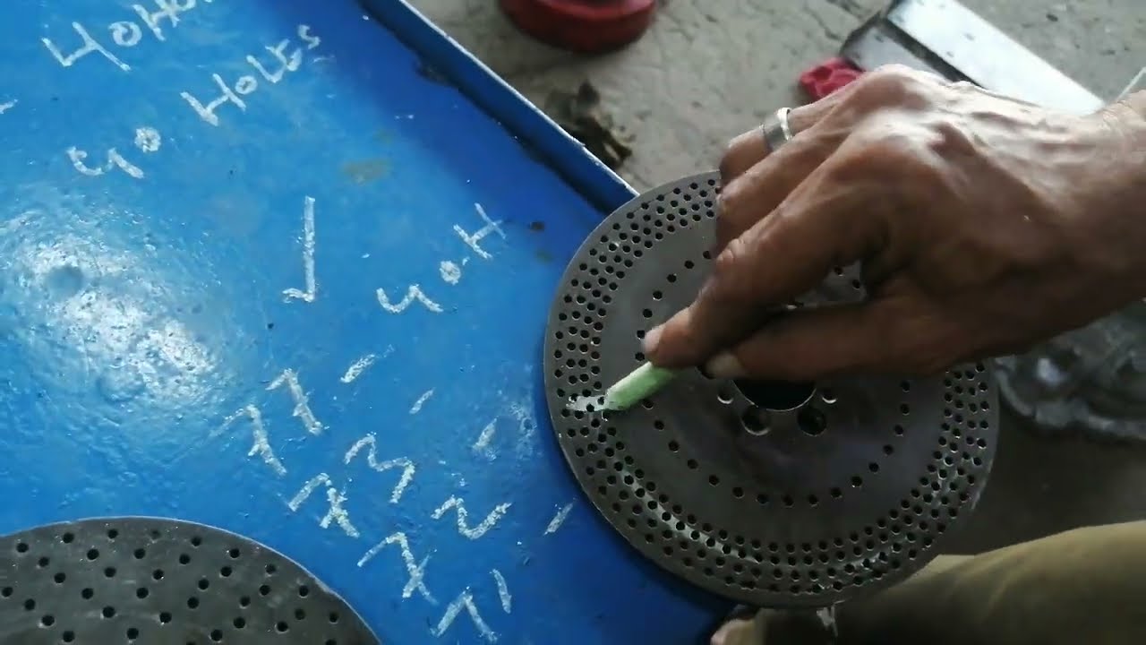 how to Make of Dividing Head Plate of Milling Machine