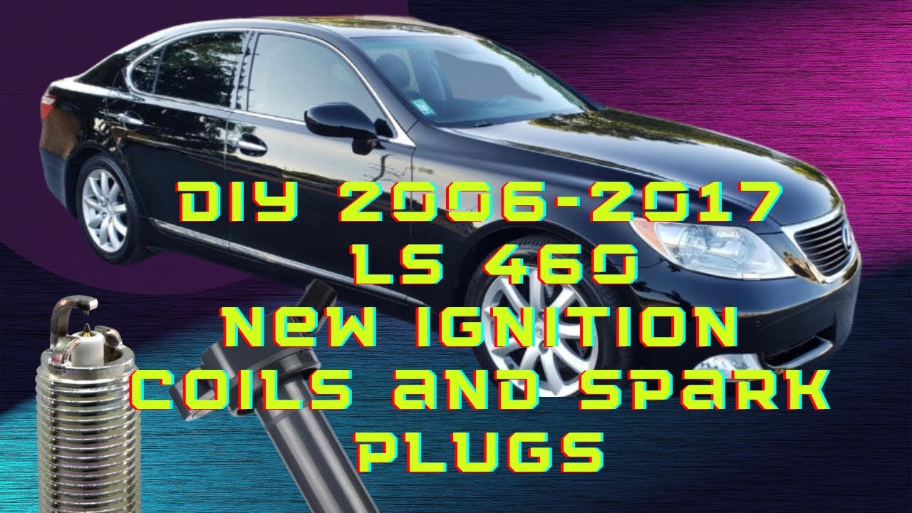 2006-2017 LS 460 change Ignition Coils and  Spark plugs. Easy!!