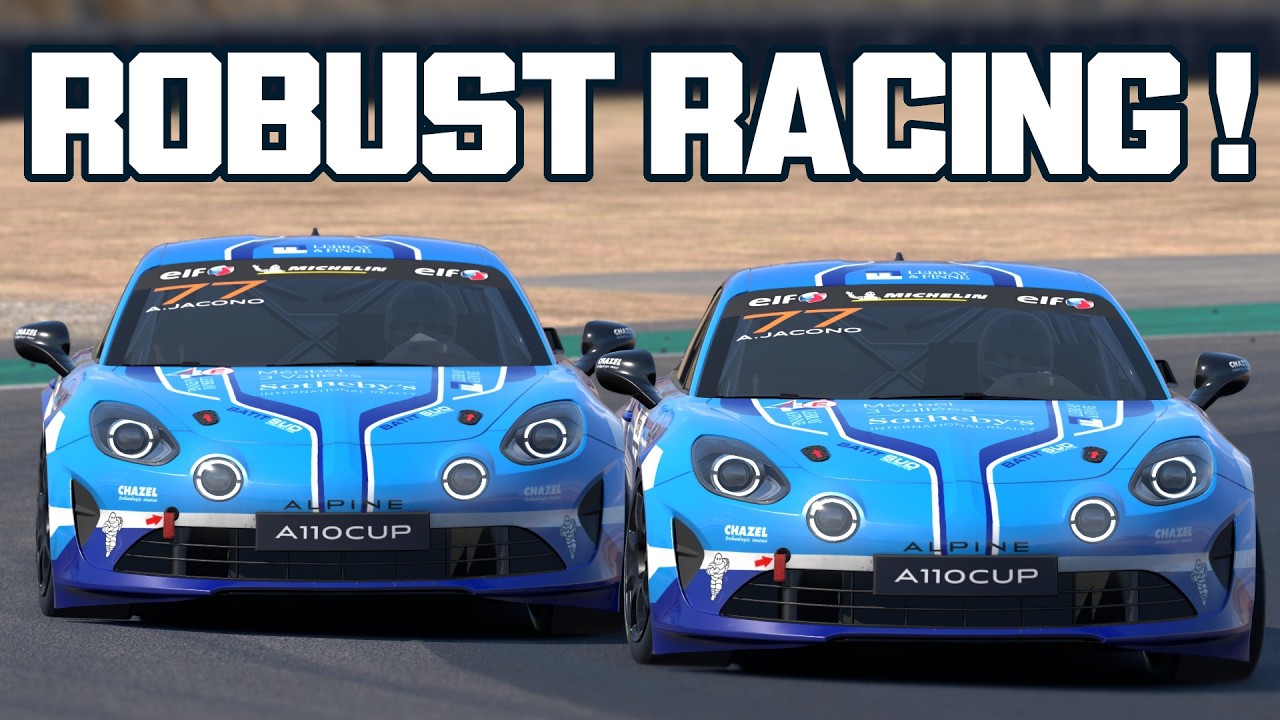 My first Alpine Cup Car race in RaceRoom !