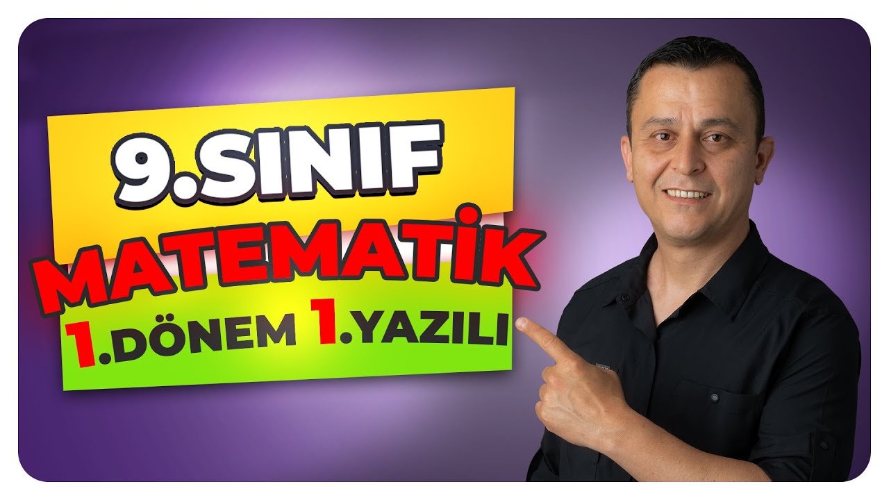 9. sınıf 1. dönem 1. yazılı çalışması | ogm materyal