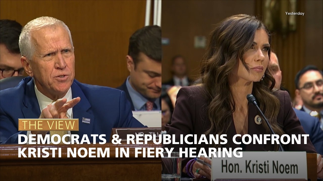 Democrats & Republicians Confront Kristi Noem in Fiery Hearing | The View