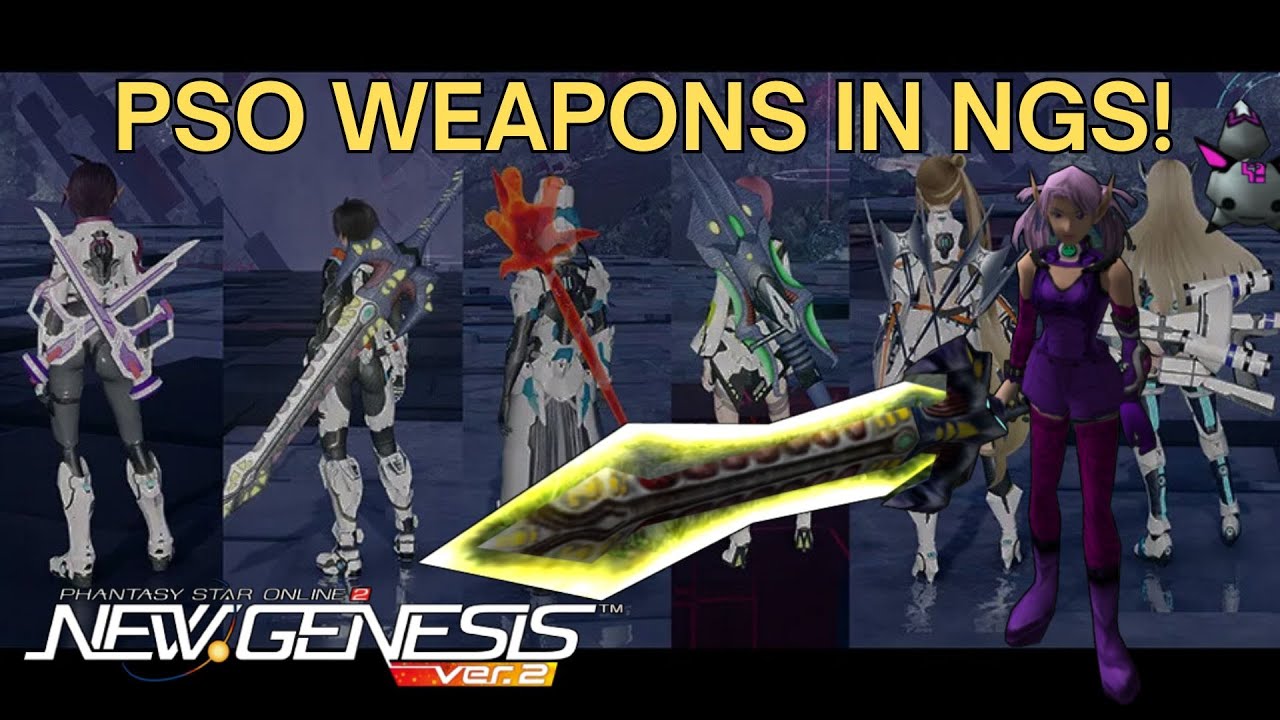 [PSO2 NGS] We Finally Get PSO Weapons in NGS! (Arche Series)