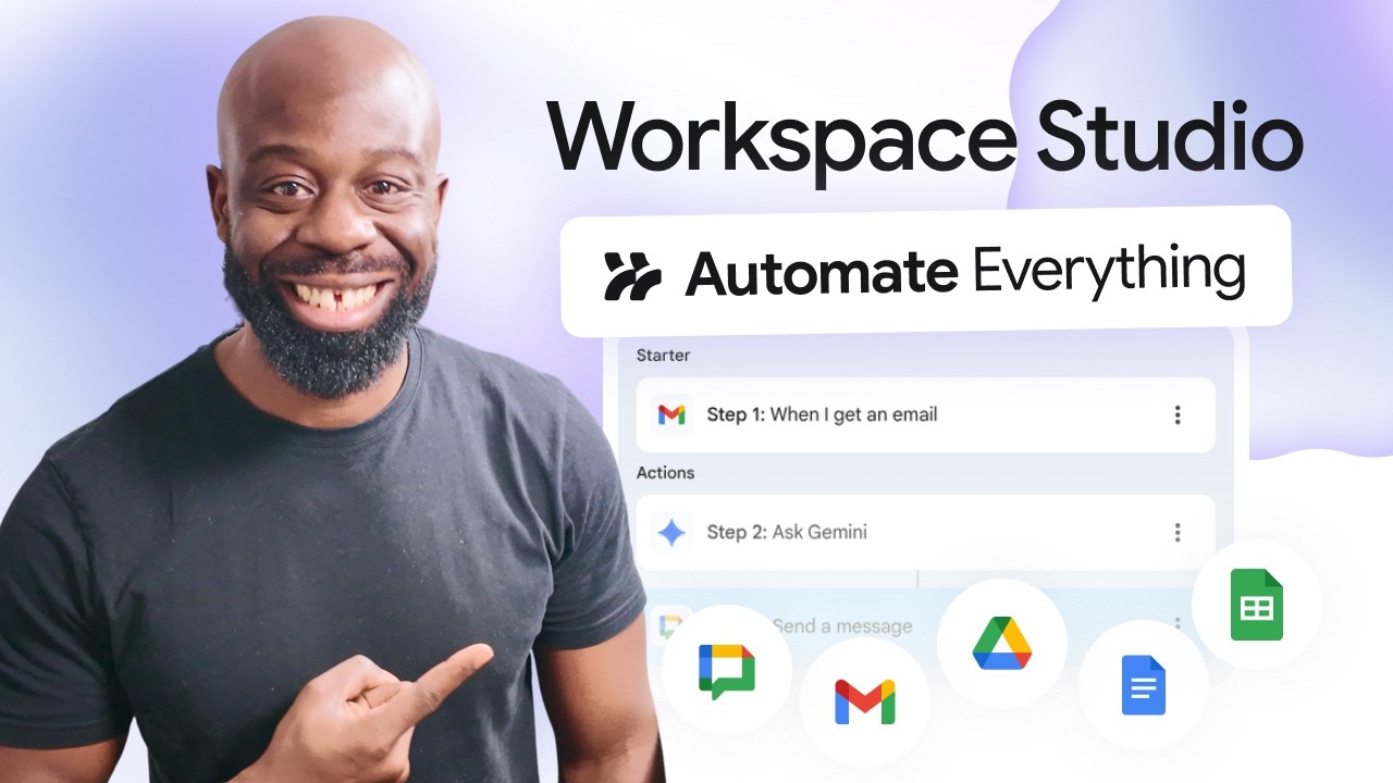 How to Build Custom AI Agents in Google Workspace Studio  (No Coding!)