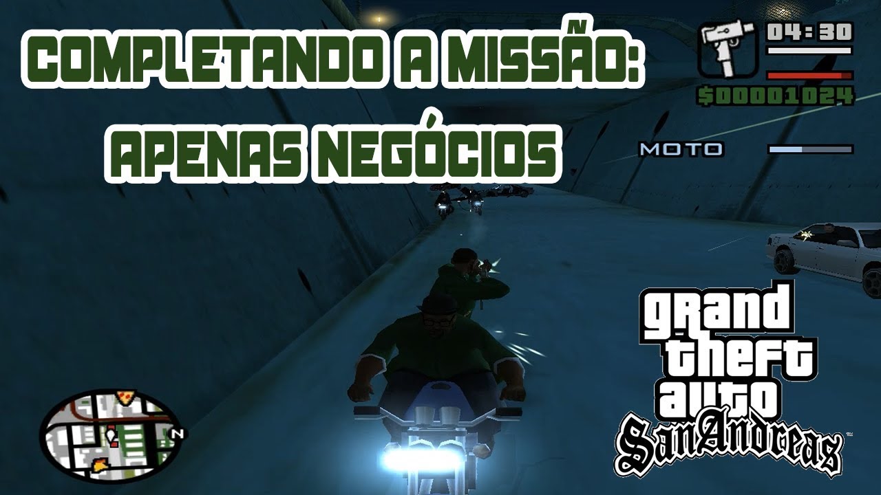 🔪Completando a missão -  Apenas Negócios | GTA San Andreas