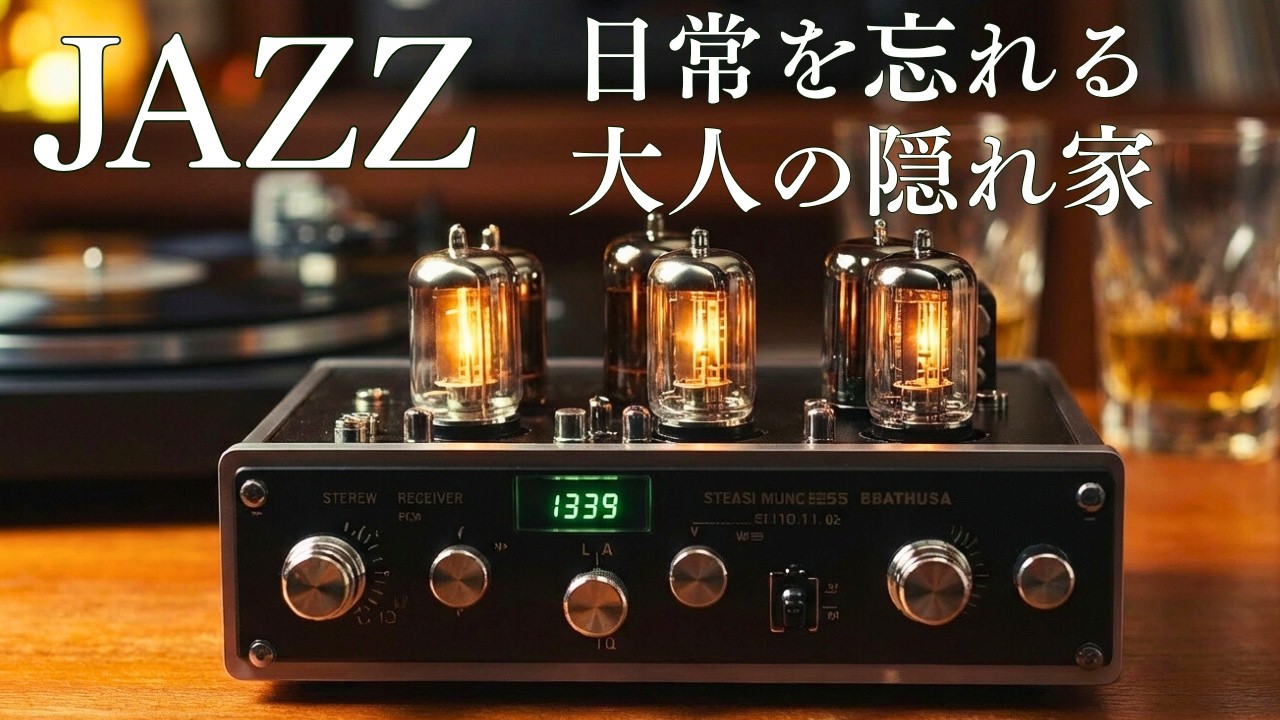 最高の音質を、静寂と共に。ヴィンテージの温もりに包まれる至福のジャズBarタイム