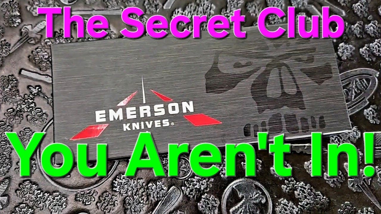 Скрытый мир ножей Emerson