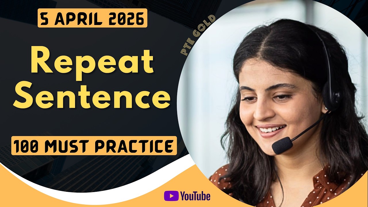 PTE Repeat Sentence - MARCH 2026 - MUST PRACTICE