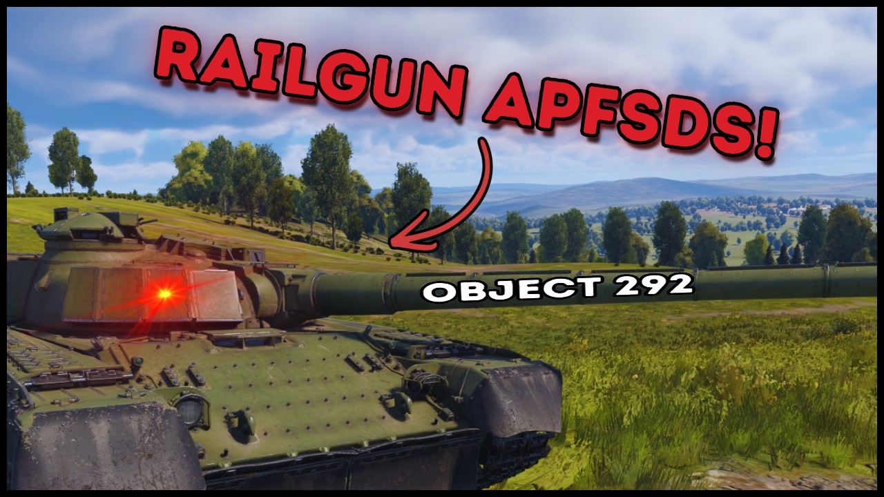 Object 292 Medium Tank Gameplay [2160p 120FPS] With Railgun APFSDS In War Thunder (No Commentary)
