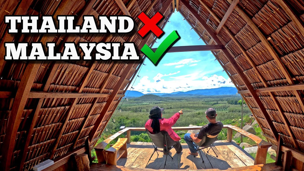 Port Camping Baru View Macam Luar Negara | Rock Village, Sik, Kedah | Camping Dalam Roof Camp
