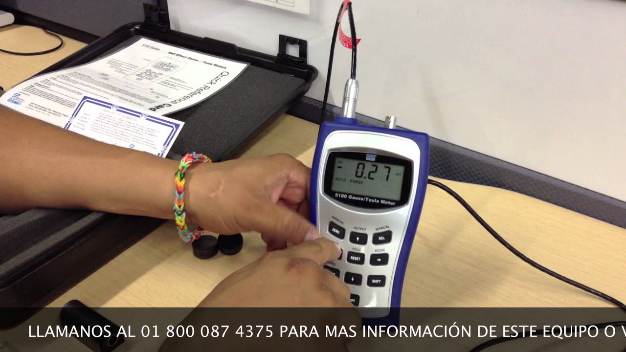 Funcionamiento de Gaussimetro