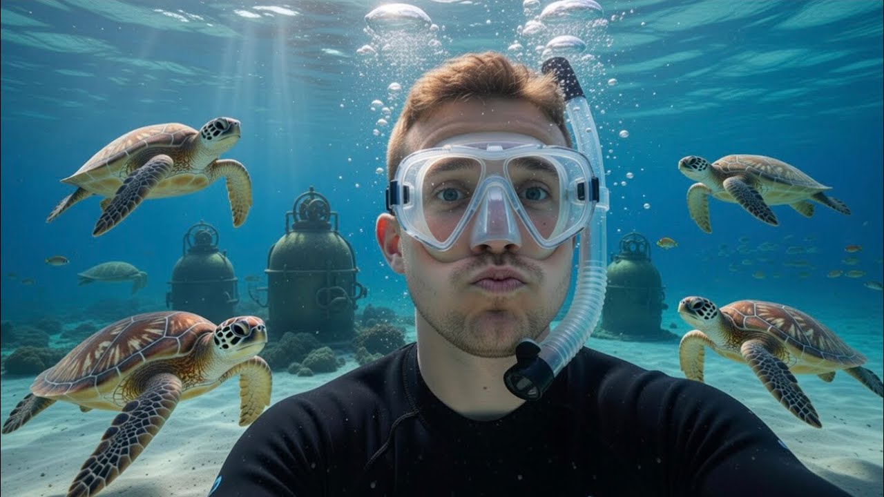 Don’t Book Turtle Swimming Tours When It’s Free To See Them Right Here! | INDONESIA 🇮🇩
