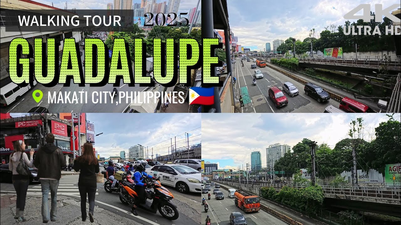 [4K] City Walk || Exploring Barangay Guadalupe,Makati 2025