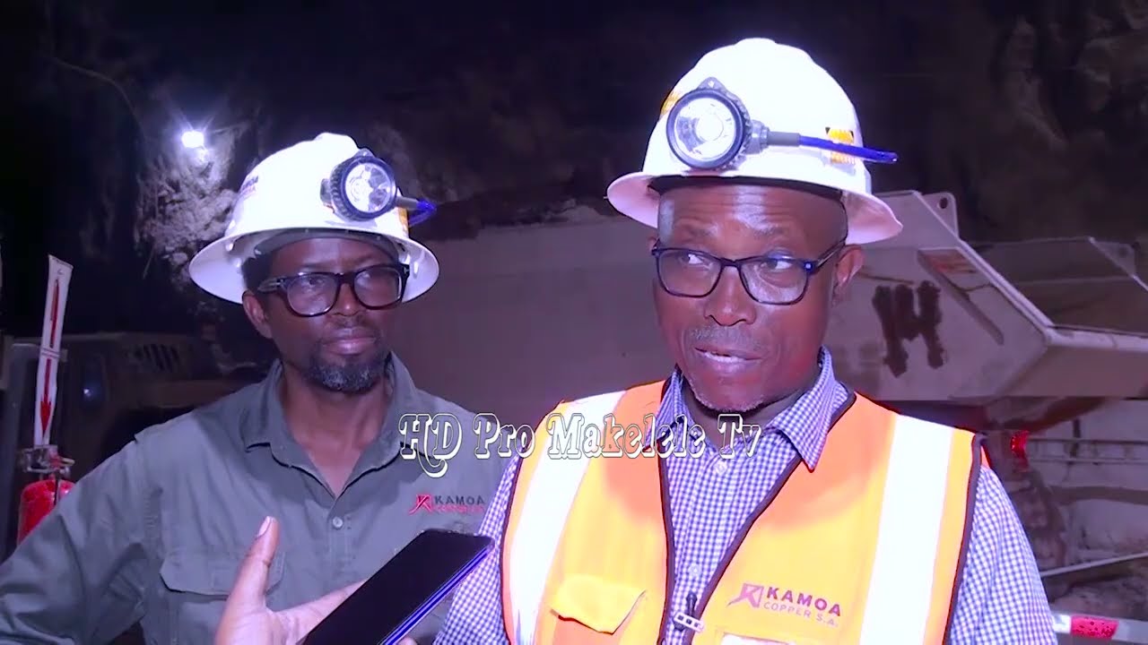 RDC : Mine A plus de 300m en dessous de la terre dans la mine de kamoa kakula 2023 lundi 27 fevrier