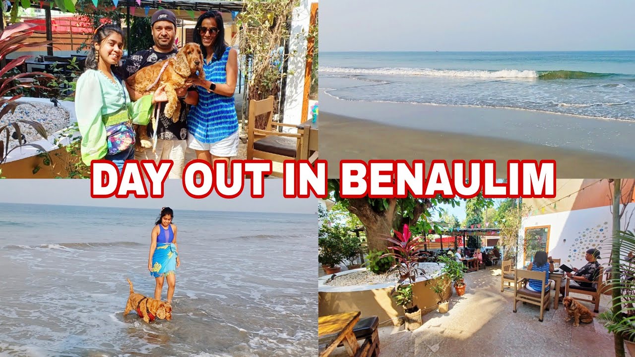 MORNING AT BENAULIM BEACH | BREAKFAST AT CINNAMON CAFE AGAIN ❤️ | FEB GOA VLOG - EPISODE 3