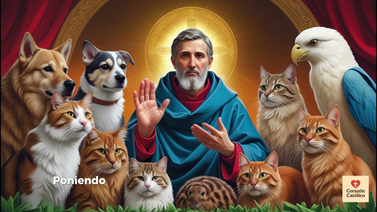 🐾 Oración a San Antonio Abad 🙏 | Protección y bendición para mascotas y animales