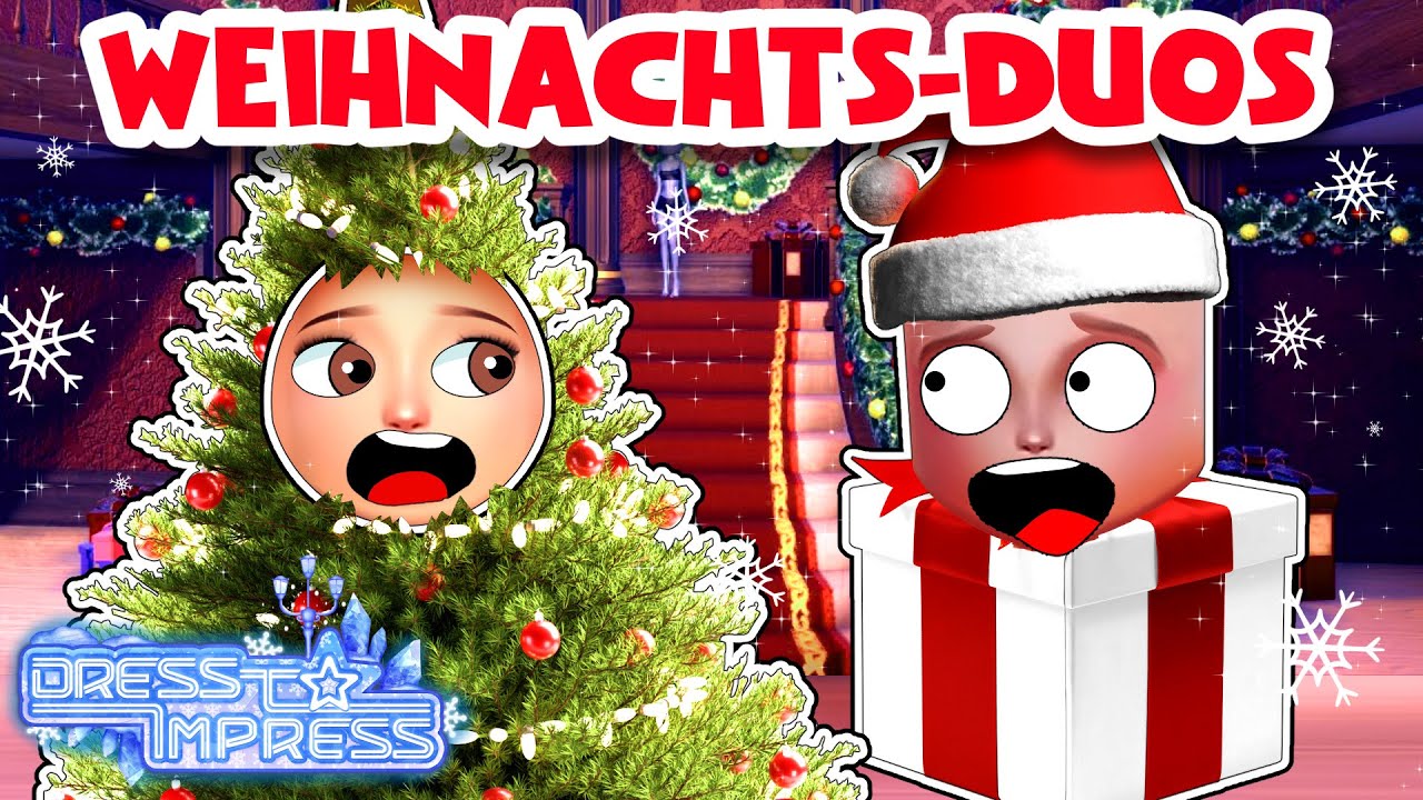 Wir müssen immer WEIHNACHTS DUOS SEIN bei Dress to impress!
