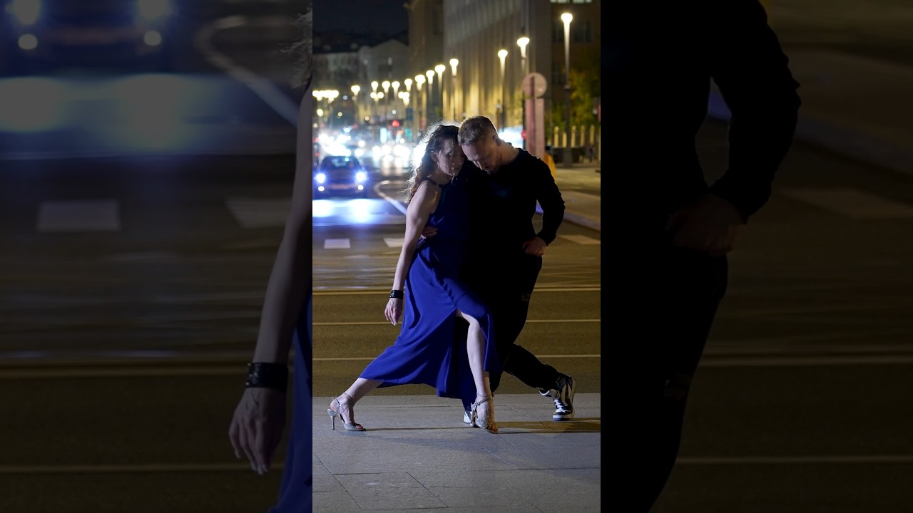 Street Tango Improvisation. Павел Собирай и Ольга Деккер. #dance #tangonuevo #neotango #tangodancer