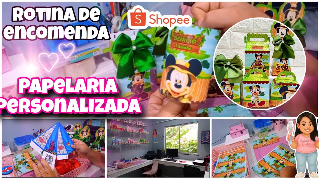 ROTINA NO MEU ATELIÊ DE UMA CLT QUE TRABALHA COM PAPELARIA PERSONALIZADA - VENDA NA SHOPEE E MAIS 💖