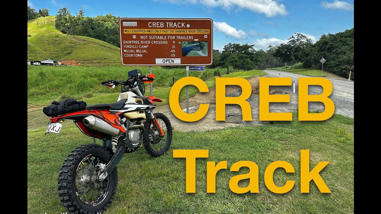 Two KTM 500-ADV's on CREB Track / Daintree
