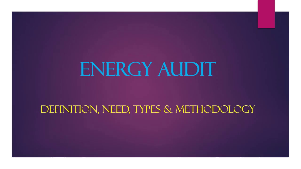 ENERGY AUDIT