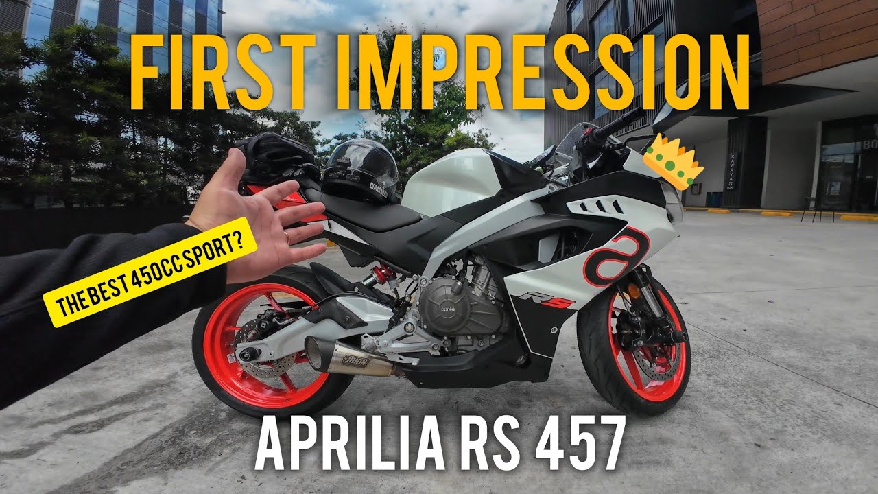 APRILIA RS 457 - FIRST IMPRESSION RIDE 🏍