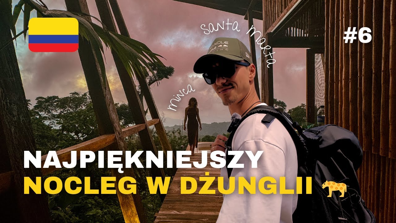 Santa Marta &rarr; Minca: DZIKA DŻUNGLA, wodospady i kolibry 🐆 VLOG | Kolumbia odc.6