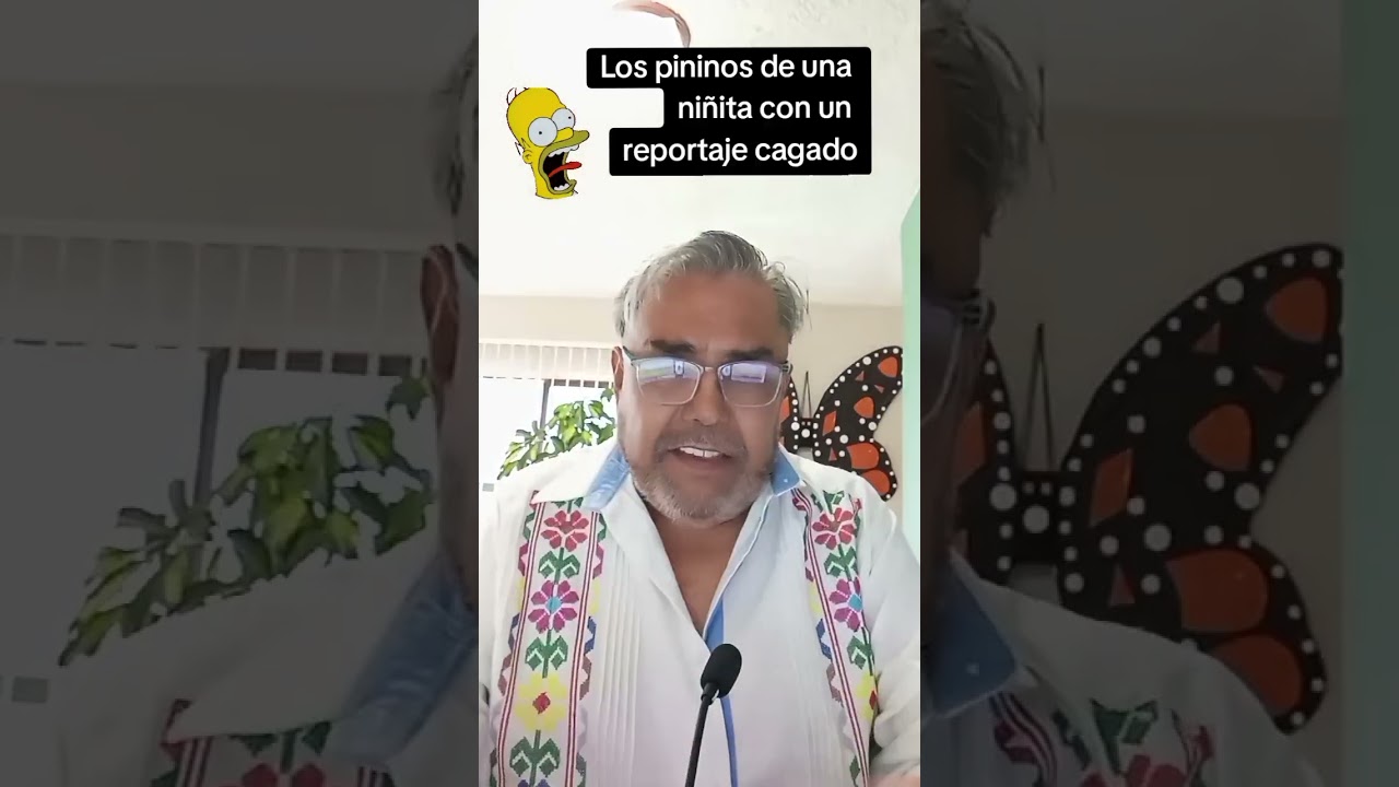Aprendiz de periodista hace el ridículo.