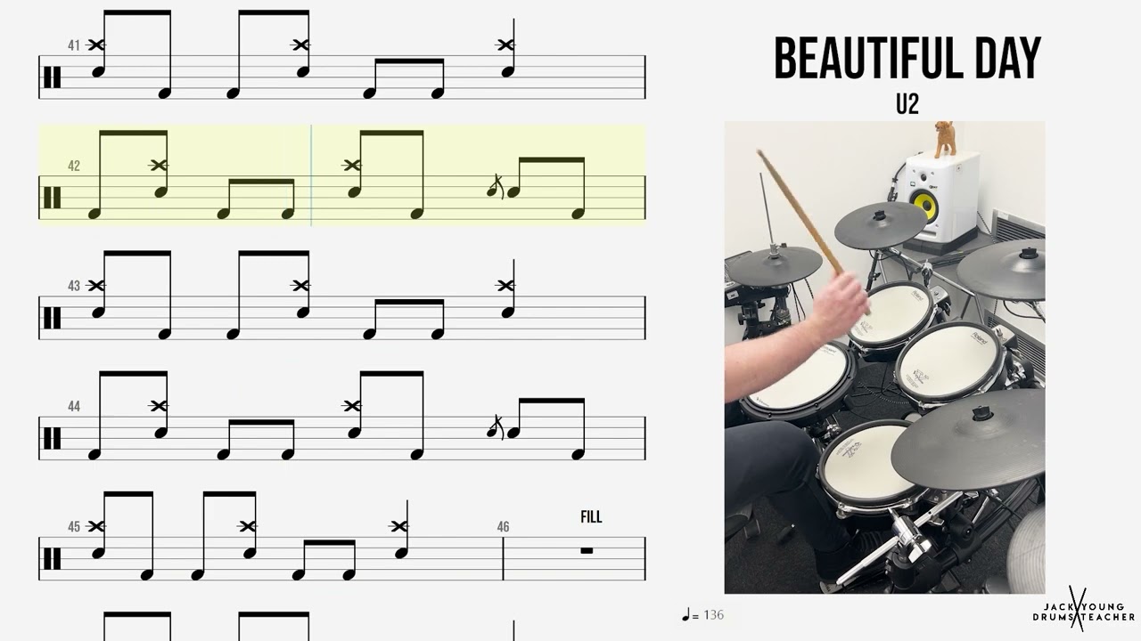 How to Play 🥁   Beautiful Day   U2