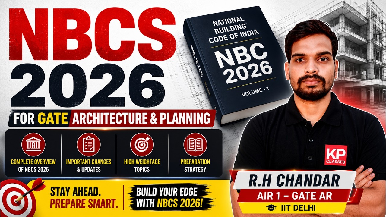 Webinar on NBCS 2026 | Complete Strategy for GATE Architecture & Planning 2027 | NBC 2026 Explained