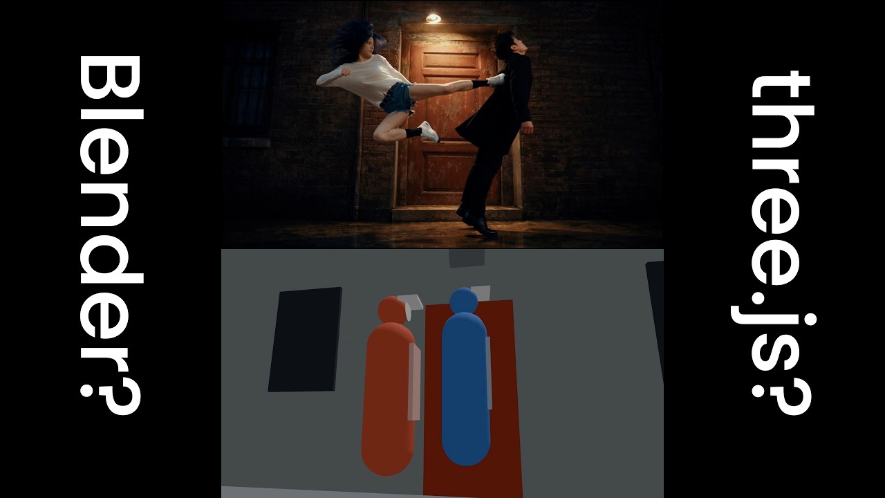 No need Blender Three.js is all you need for AI video