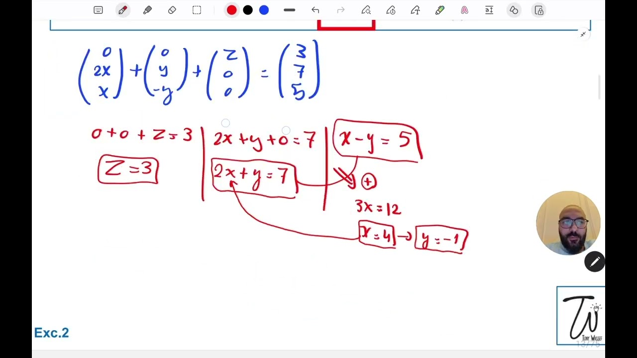 Matrix lesson 2 hw