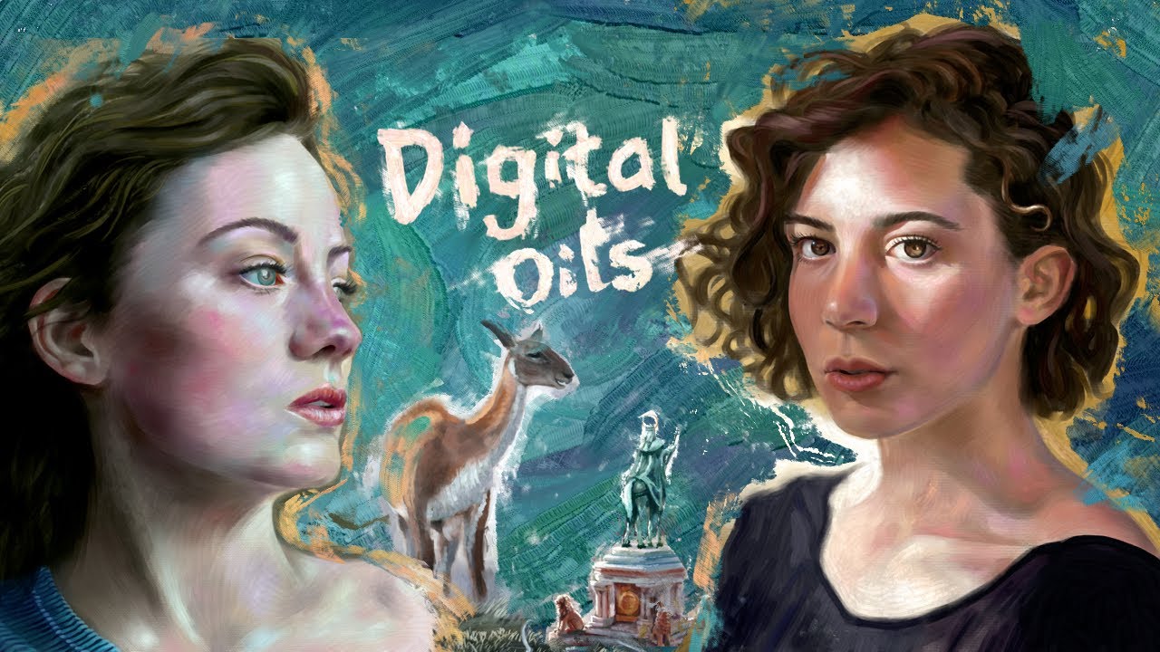 How To Paint Digital Oil Paintings - Wet RGBA Brushes in Krita 5
