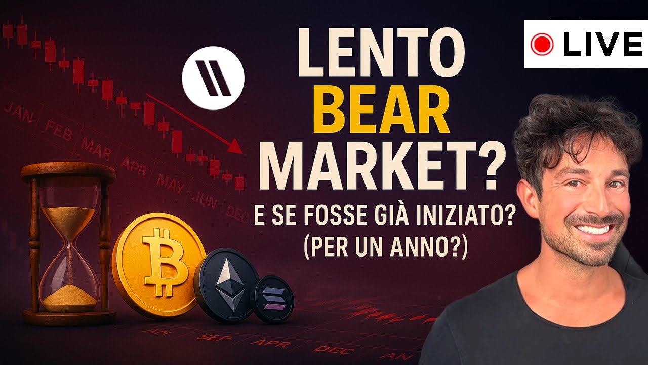 BITCOIN, CRYPTO: E SE FOSSIMO GI&Agrave; IN UN LENTO BEAR MARKET CHE DURER&Agrave; UN ANNO? (NESSUNO CI PENSA!)